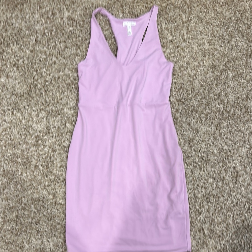 Lavender Sleeveless Bodycon Dress